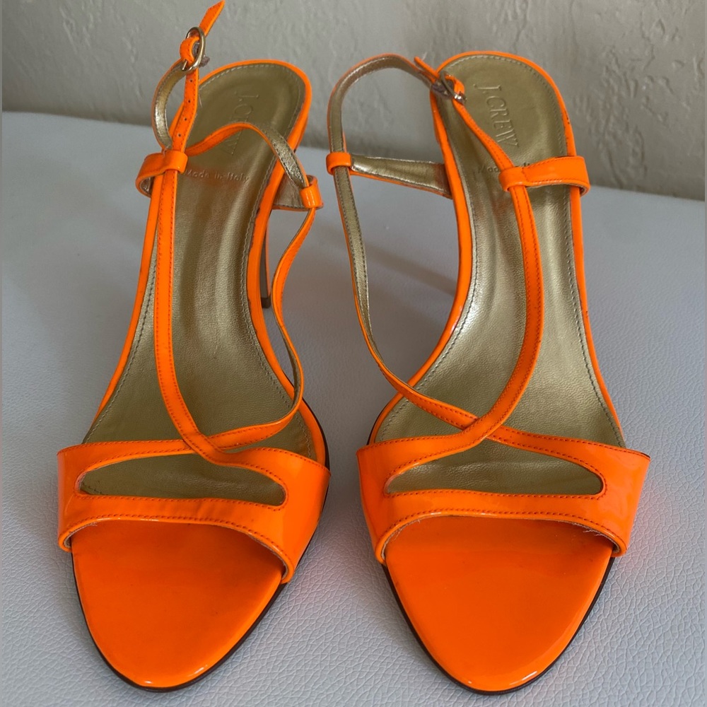 J. Crew Italian Leather Strappy Heels